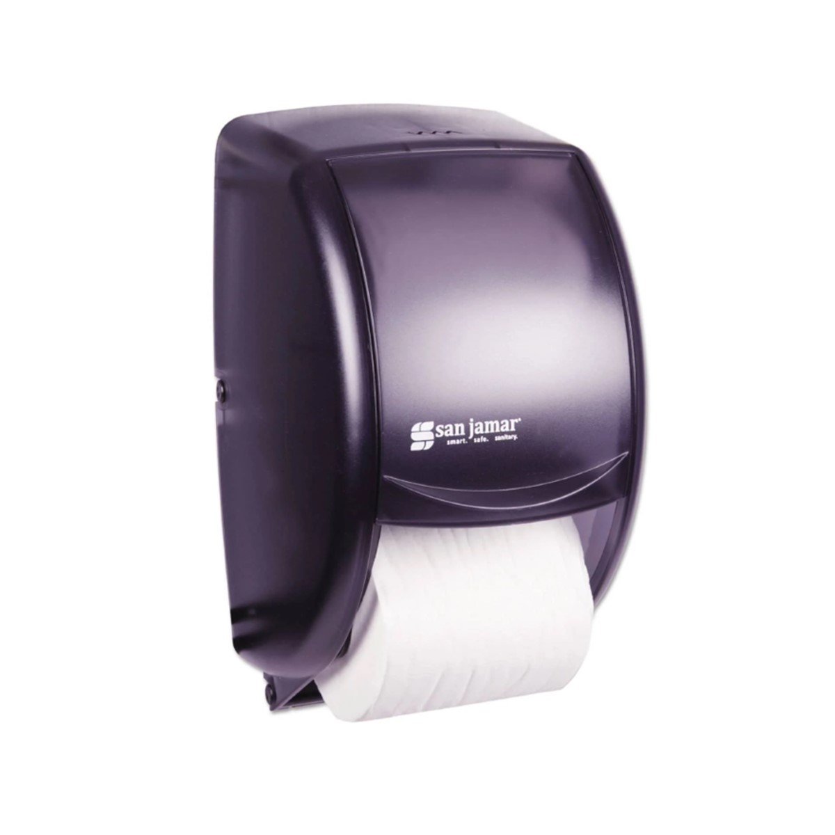 Duett Standard Bath Tissue Dispenser Double Roll Black Pearl Each