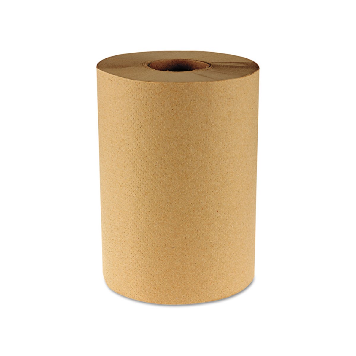 1-Ply 8 x 600 ft Case of 12 Natural GEN 1916 Hardwound Roll Towels 