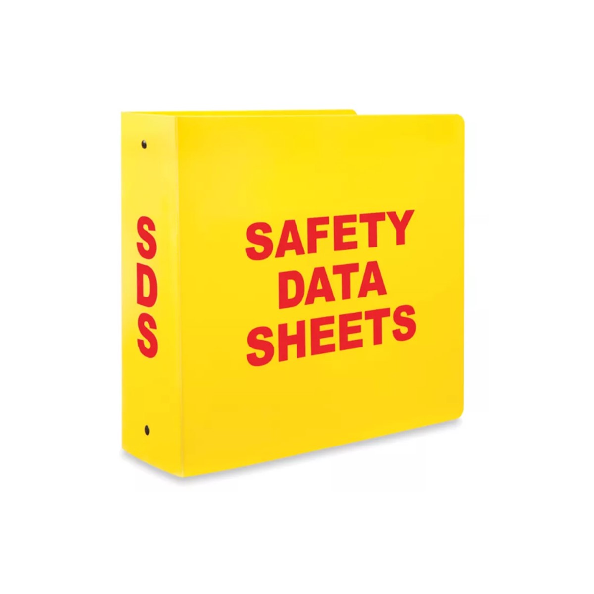 SDS (Safety Data Sheets) 3 1/2 Inch Yellow Binder - Key Maintenance Supply